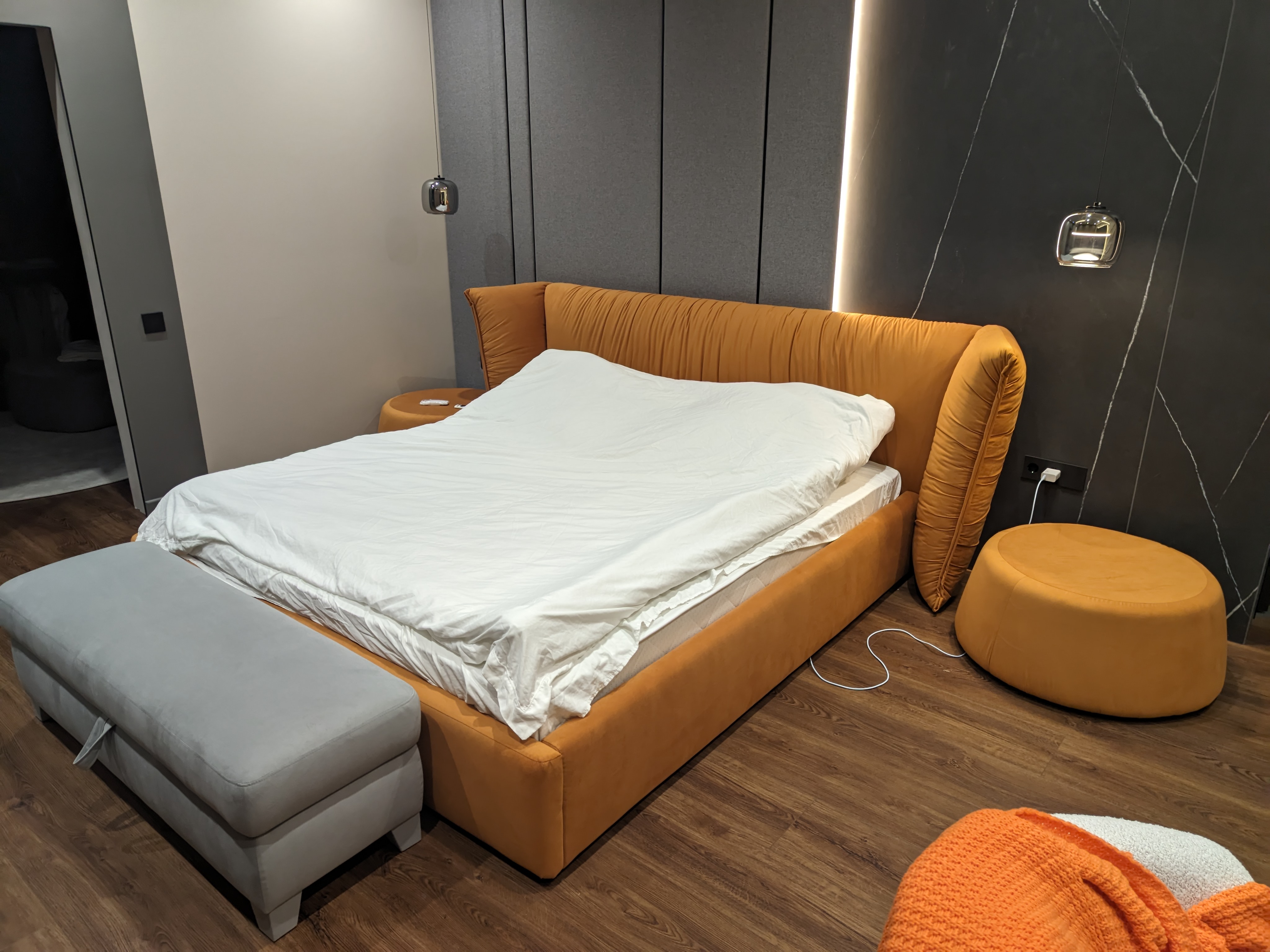 кровать мягкая ls804 на на заказ 